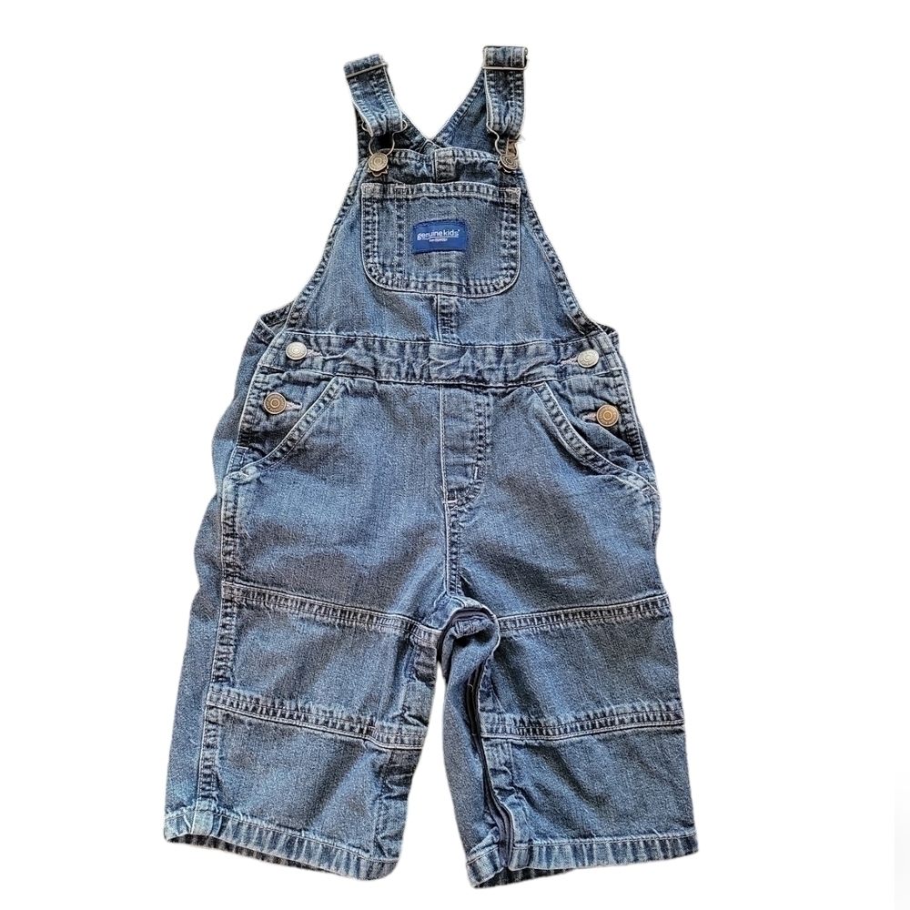 Genuine Kids from OshKosh size 12 months denim overalls